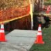 Continúan las reparaciones de la red de alcantarillado tras el colapso de una tubería en Germantown