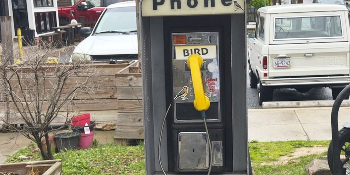 Cómo ponerse en contacto con las aves utilizando una cabina telefónica de la zona de Washington D. C.