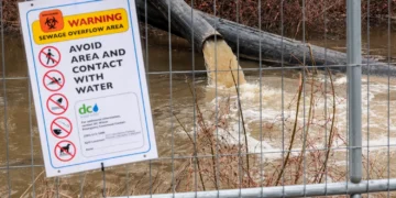 El Departamento de Justicia y el Departamento de Medio Ambiente de Maryland presentan demandas contra DC Water por el vertido de aguas residuales en el Potomac