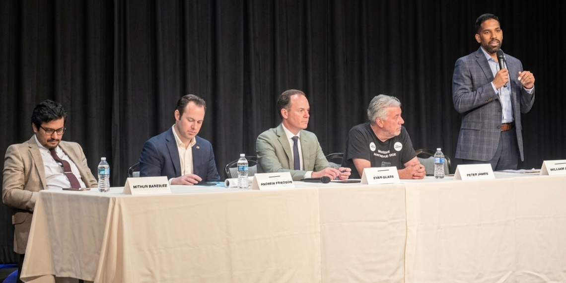 Los candidatos demócratas al cargo más alto del condado de Montgomery se presentan en un foro