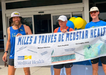 El equipo de MedStar recorre 274 millas por Maryland y Washington D. C. para promover la «actividad física»