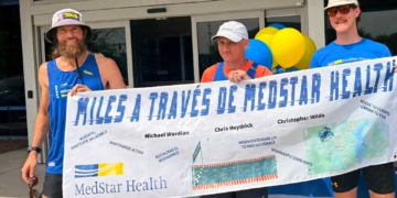 El equipo de MedStar recorre 274 millas por Maryland y Washington D. C. para promover la «actividad física»