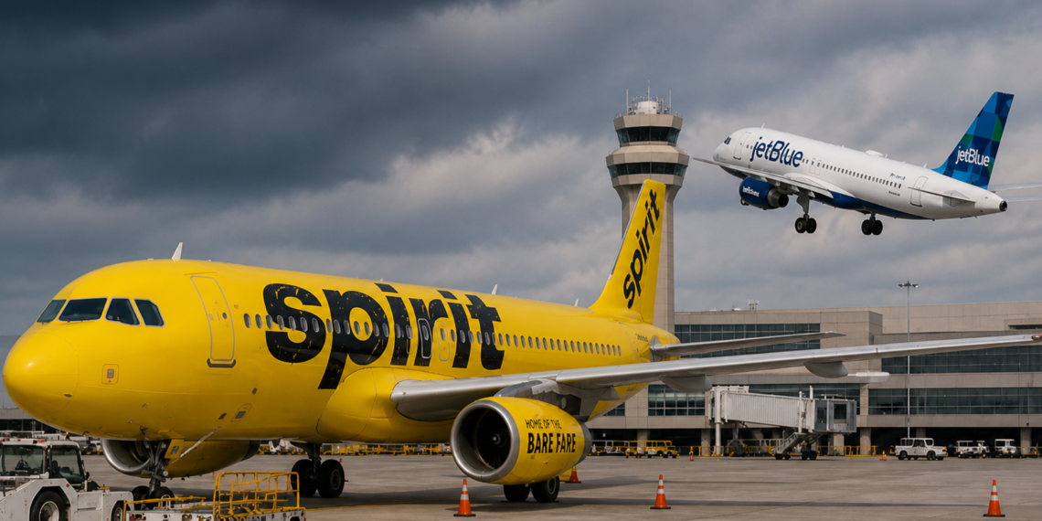 Se cancelan los vuelos de Spirit en el aeropuerto BWI tras el cese de operaciones de la aerolínea; JetBlue toma el relevo