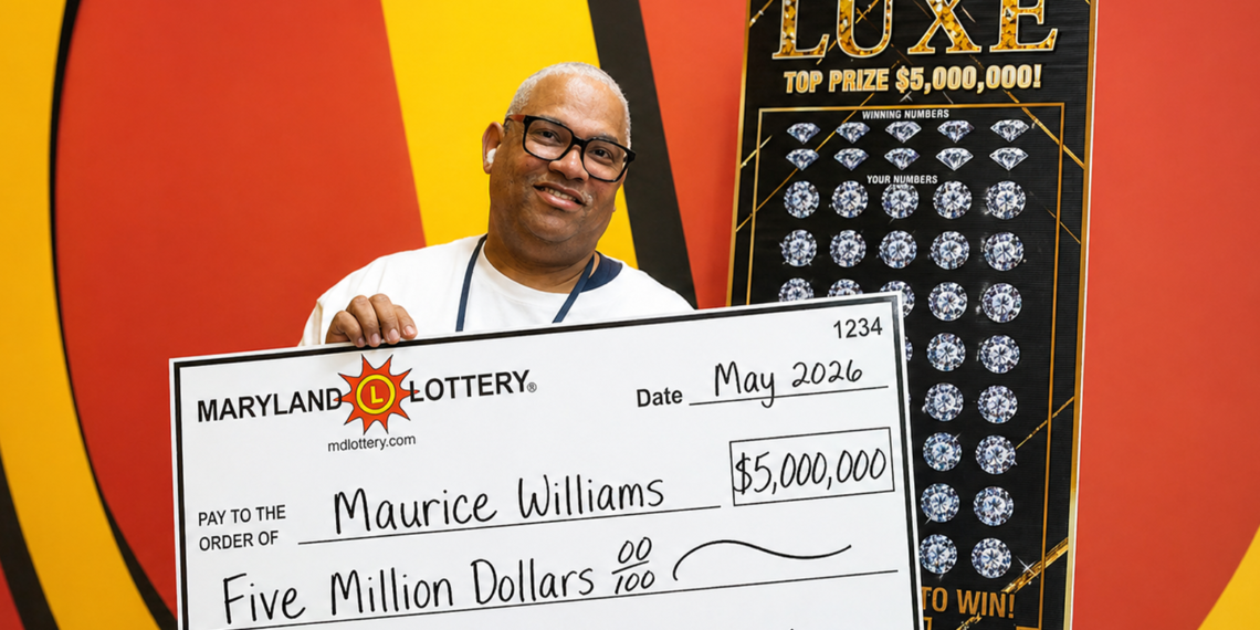 Un hombre de Washington D. C. gana $5 millones de dólares en la lotería de Maryland