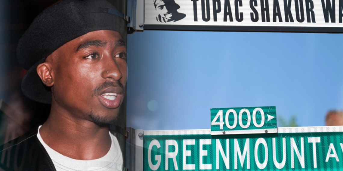 Al difunto Tupac Shakur, leyenda del hip-hop que vivió en Baltimore, se le ha dedicado una calle