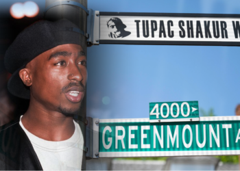 Al difunto Tupac Shakur, leyenda del hip-hop que vivió en Baltimore, se le ha dedicado una calle