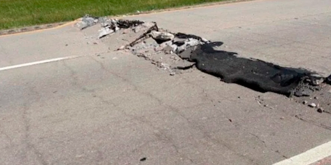 Un tramo de la I-97 en el condado de Anne Arundel se deforma debido al calor extremo