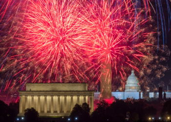 Celebraciones del 4 de julio en el área de Washington D. C. fuera del National Mall