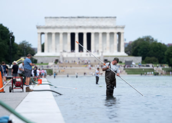 Gobierno de Trump mantendrá al mismo contratista para reparar el Reflecting Pool del Monumento a Lincoln